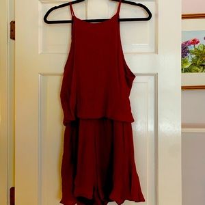 Garnet High Neck Romper